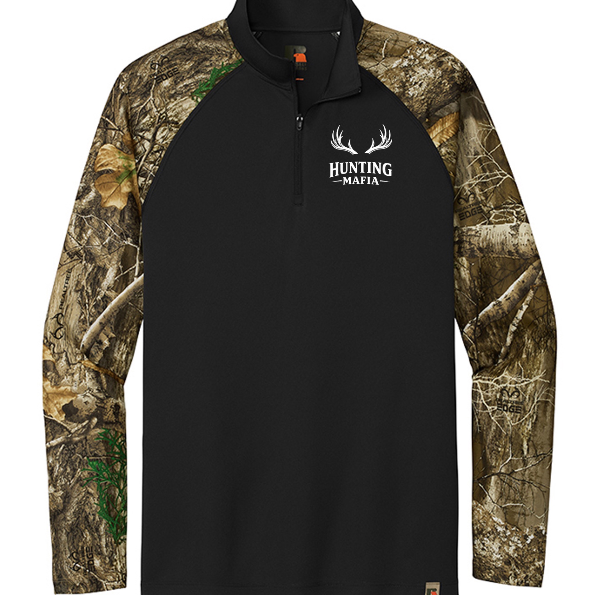 Camo Performance quarter-zip shirt